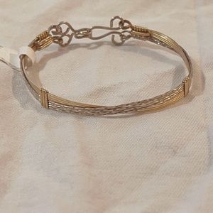 Sterling (.925) and 14 KARAT Gold Filled X Bracelet